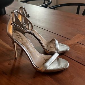 Sam Edelman Silver High Heeled Sandals